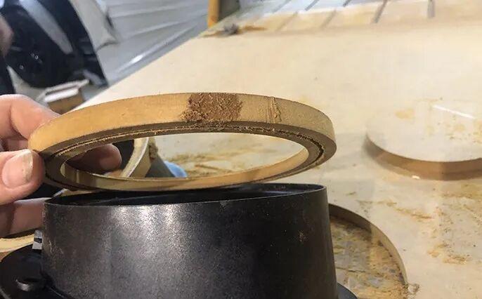 定制喇叭垫圈与原车底座