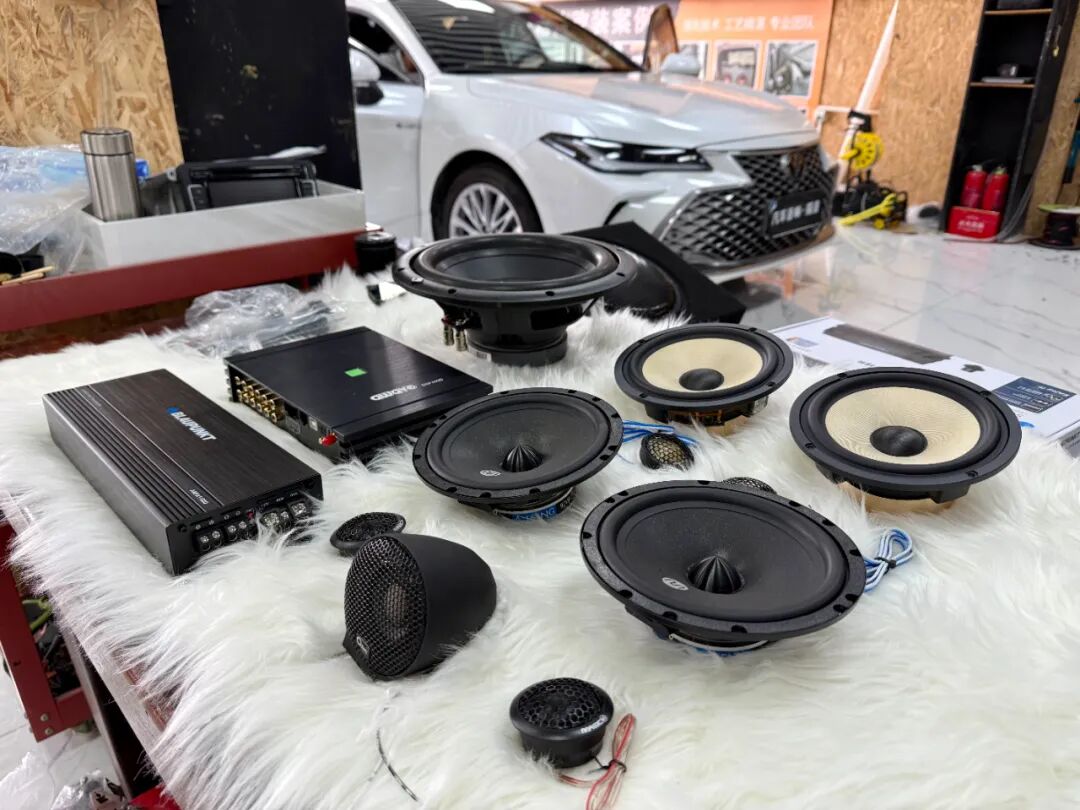 丰田亚洲龙音响改装全套器材展示