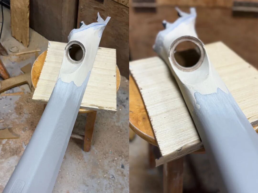 A柱高音倒模定位与角度校准