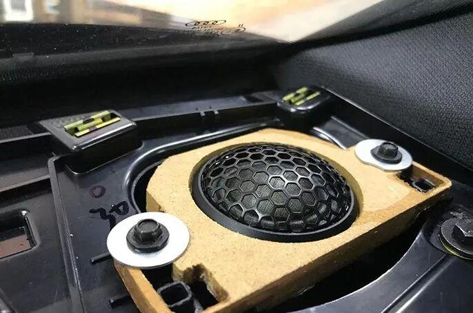 高音单元原位安装