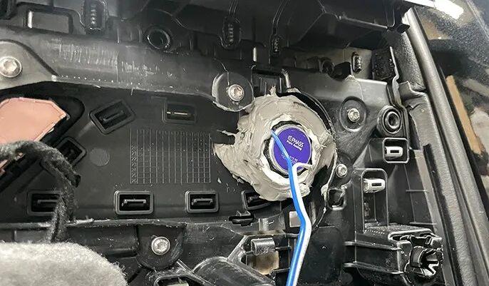 后门高音原位安装