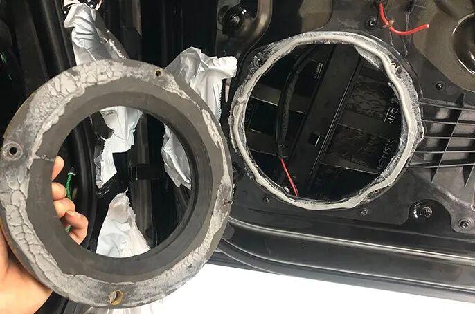 中低音单元密封处理