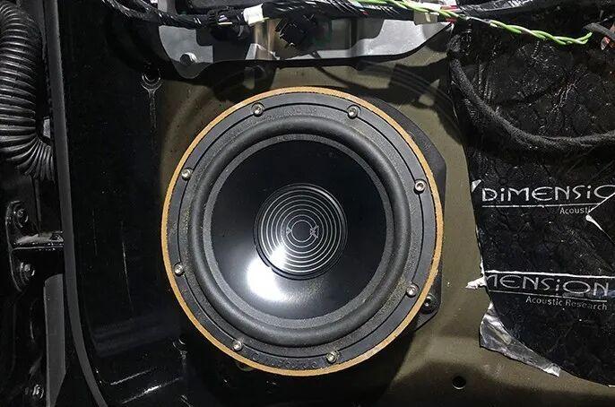 中低音单元完工效果