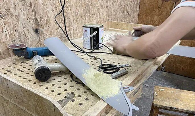 A柱倒模制作过程1