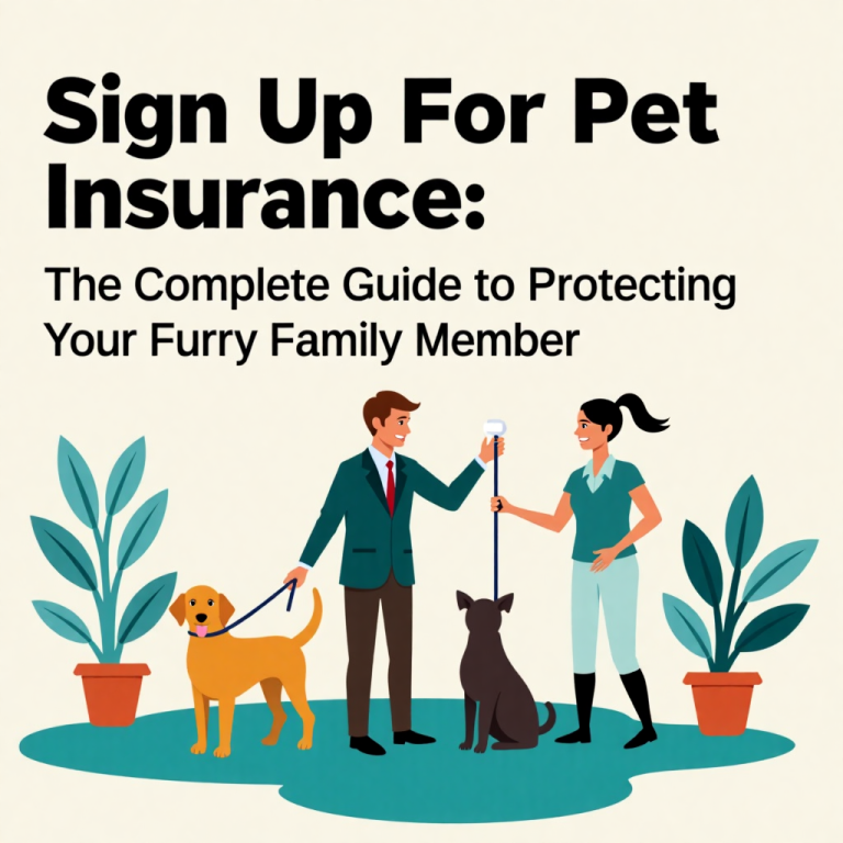 Sign Up for Pet Insurance: Your Complete Guide to Protecting Your Furry Family Member